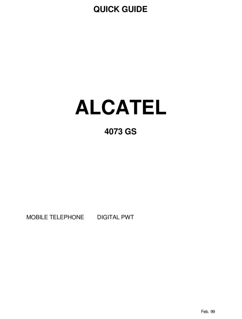 Alcatel 4073 GS Smart User manual