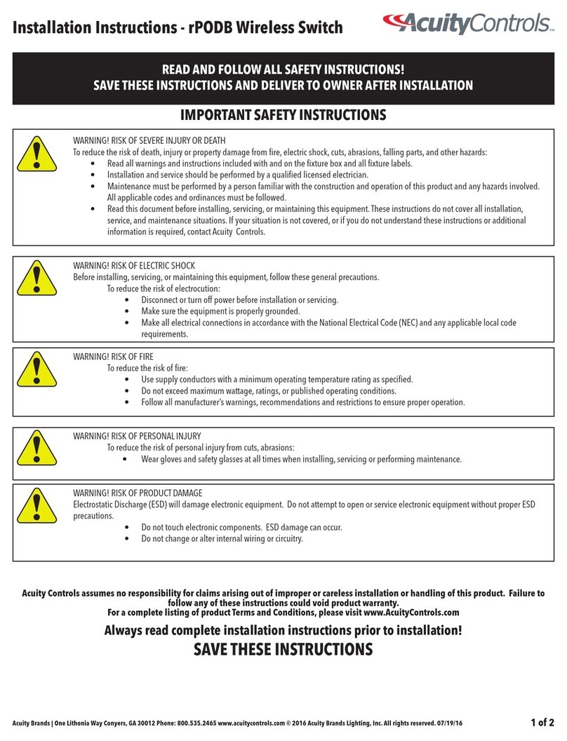 Acuity Controls rPODB installation instructions