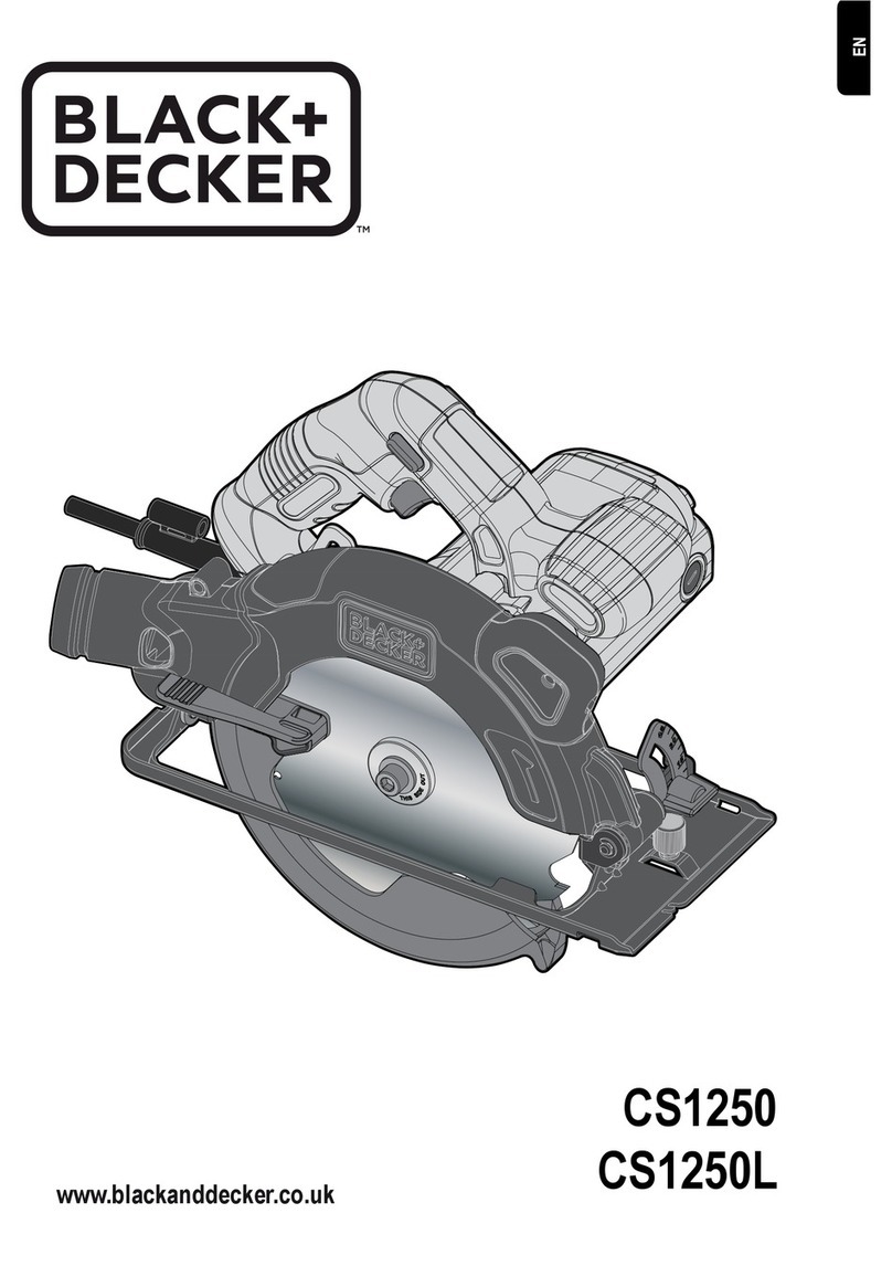 Black & Decker CS1250 Safety instructions