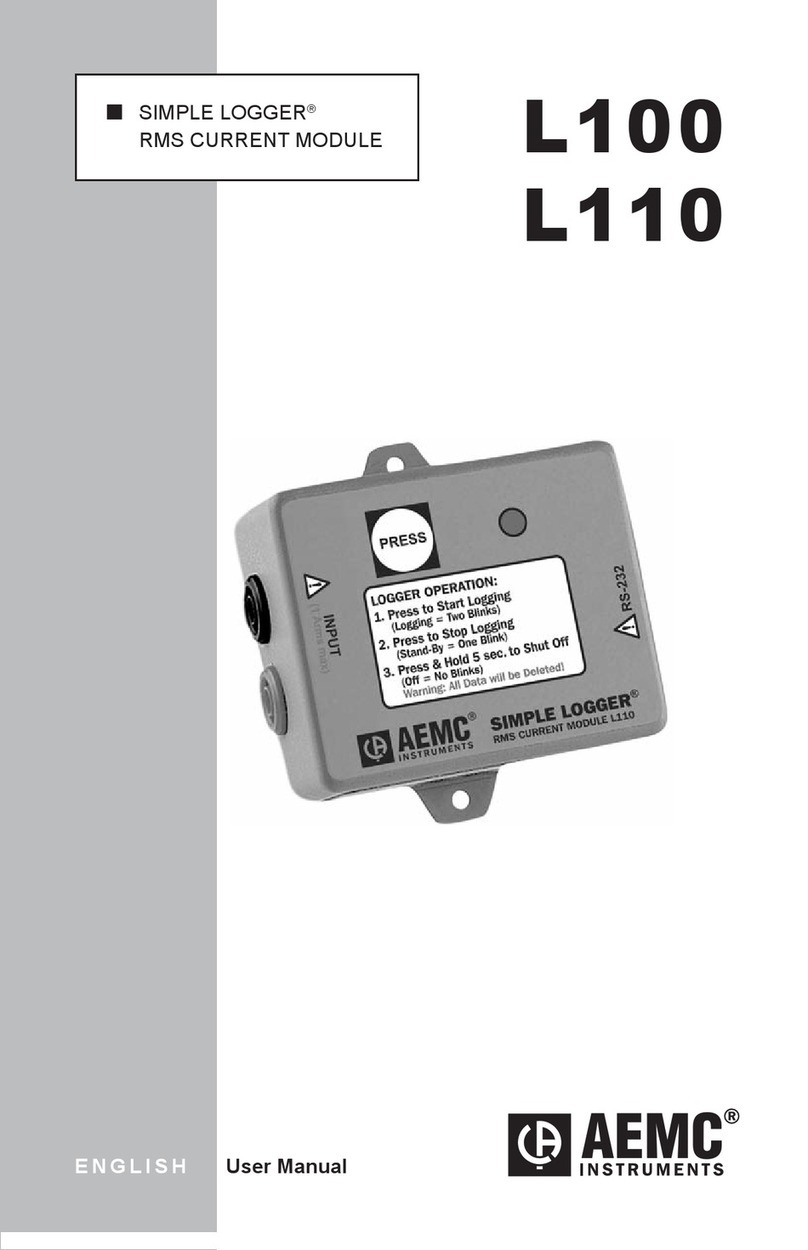 AEMC L100 user manual