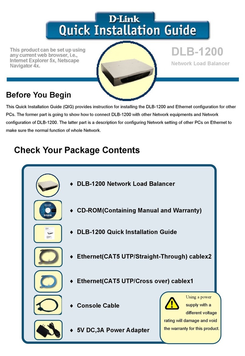 D-Link DLB-1200 User manual D-Link DLB-1200 User manual