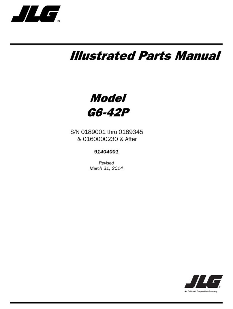 JLG G6-42P User manual