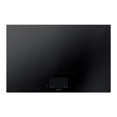 Gaggenau CX 482 instruction manual