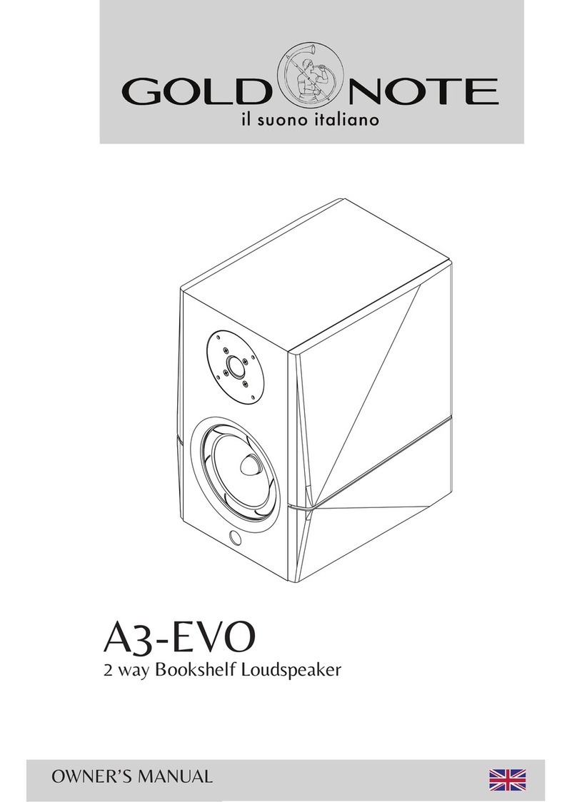 Gold Note A3-EVO User manual