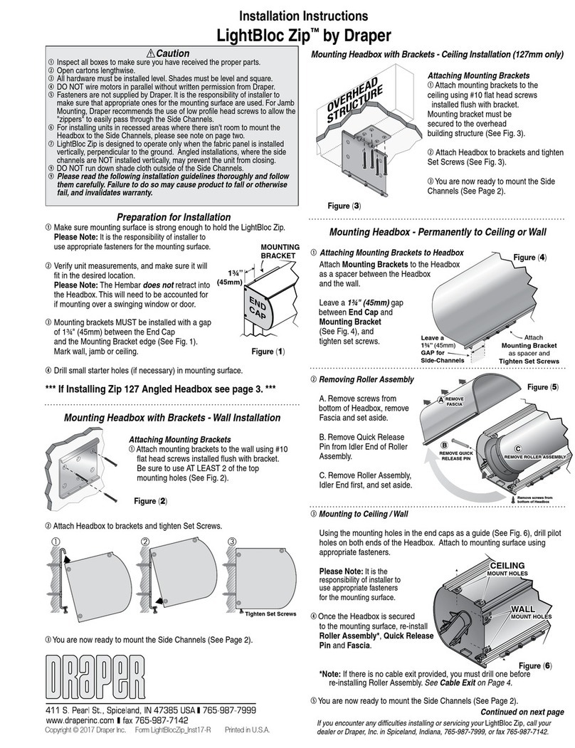 Draper LightBloc Zip User manual