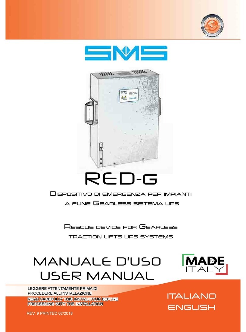 SMS RED-G 3000 User manual