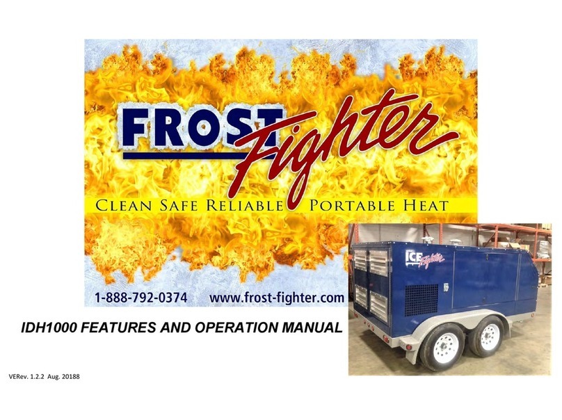 Frost Fighter IDH1000 Operation manual