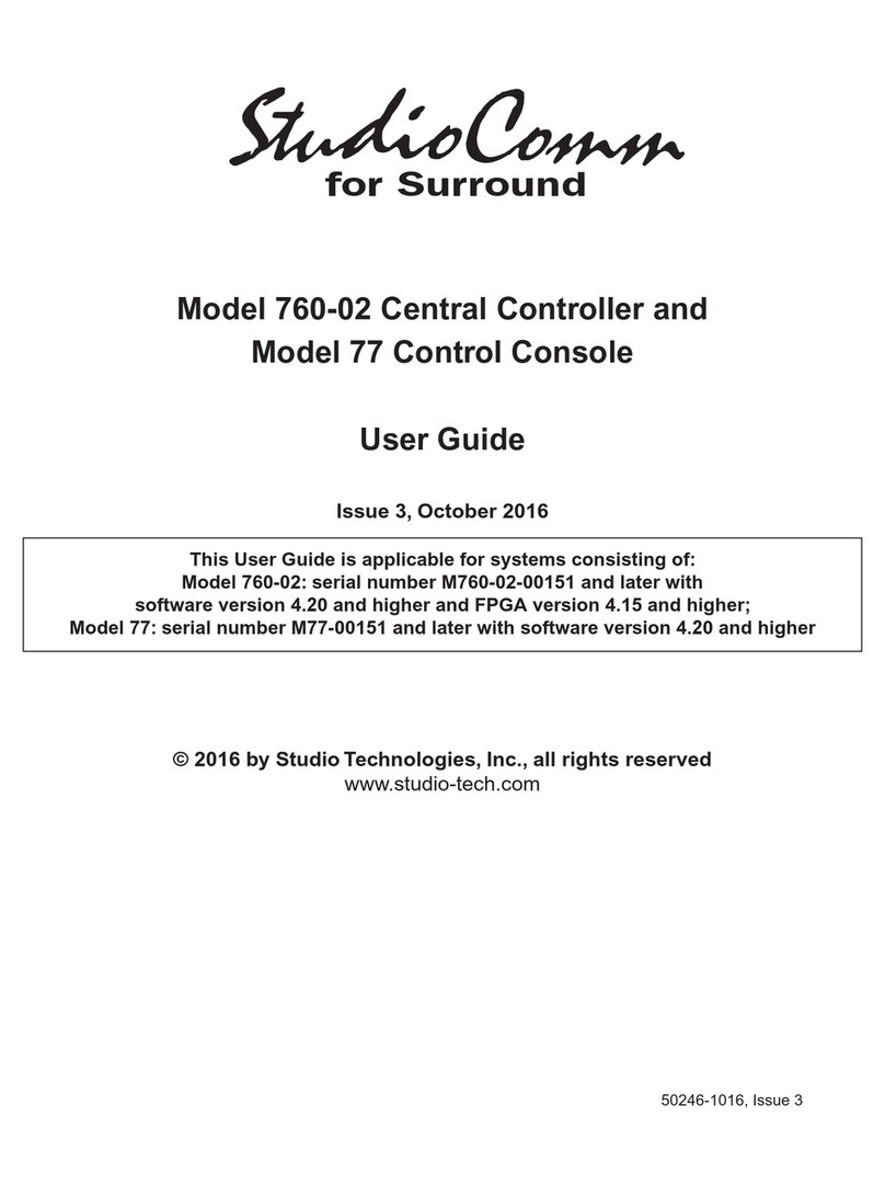 StudioComm 77 user guide StudioComm 77 user guide