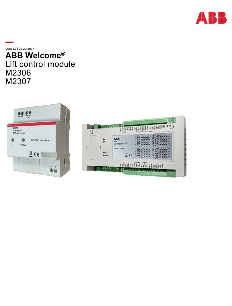 ABB Welcome M2307 Online manual