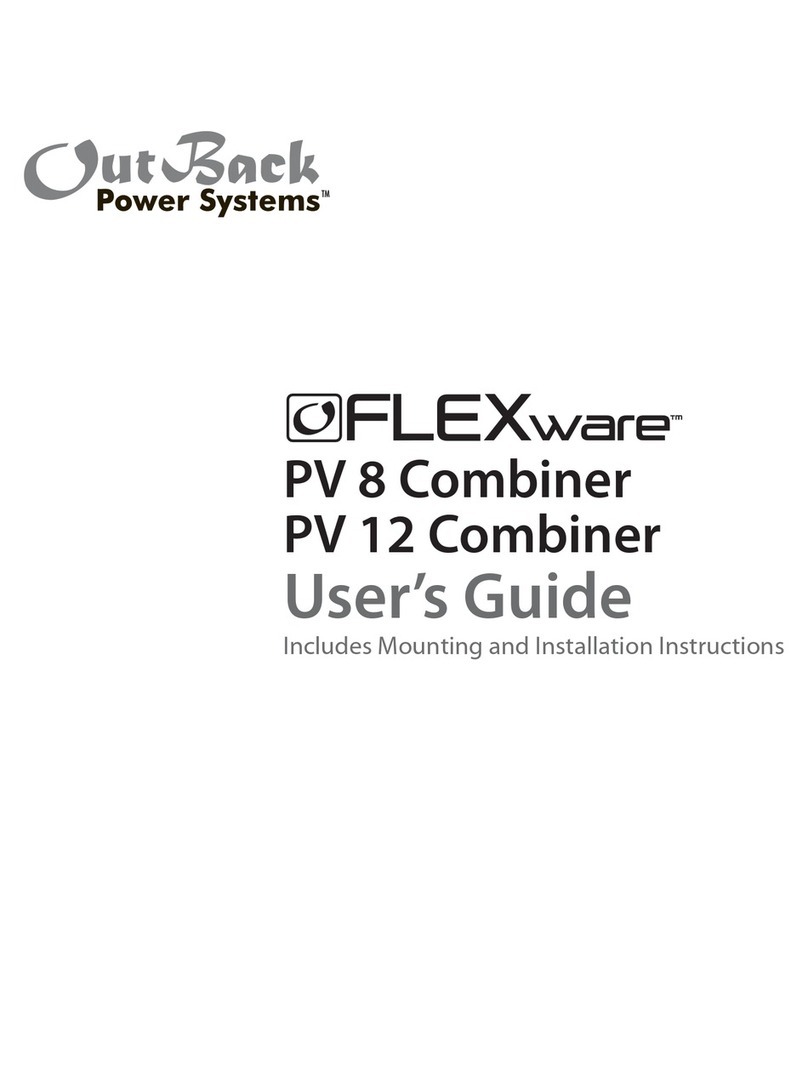 Outback FLEXware PV 8 user guide