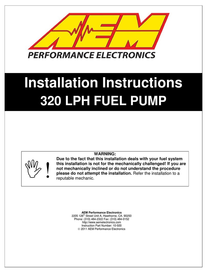 AEM 320 LPH installation instructions