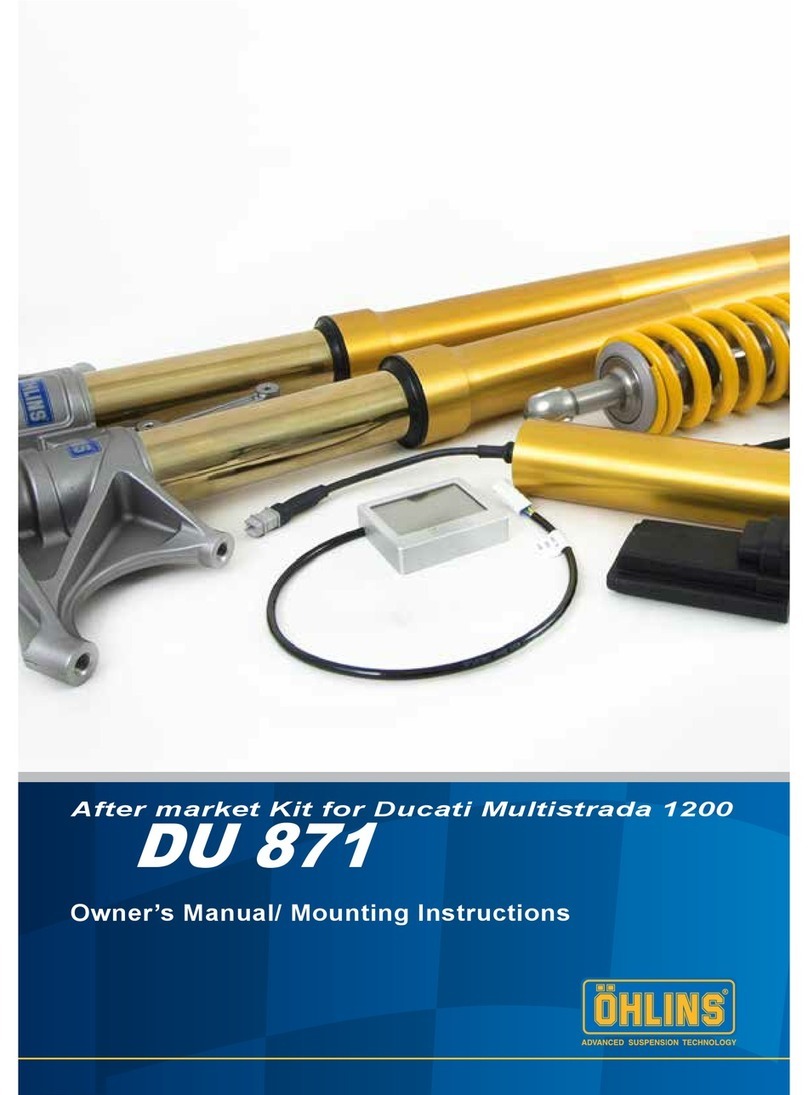 Ohlins DU 871 owner's manual