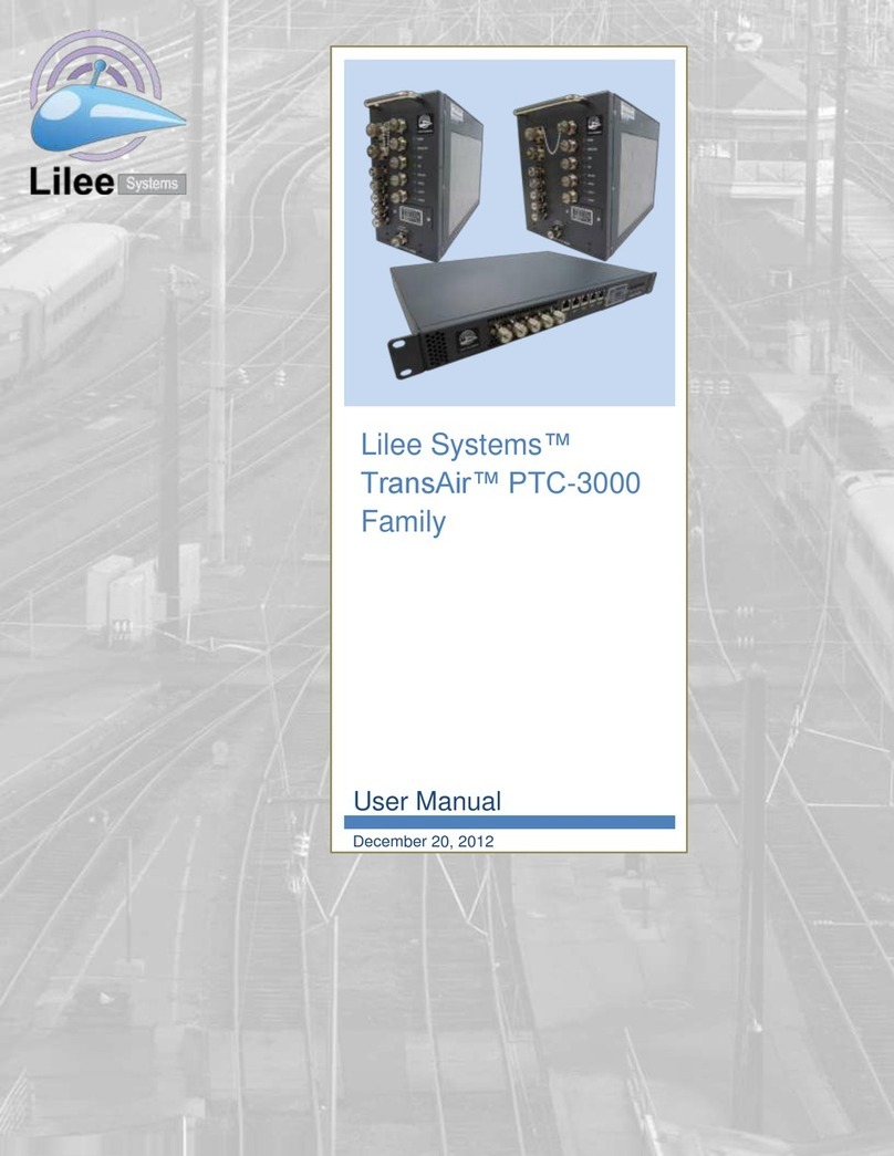 Lilee Systems TransAir PTC-3000 Series User manual