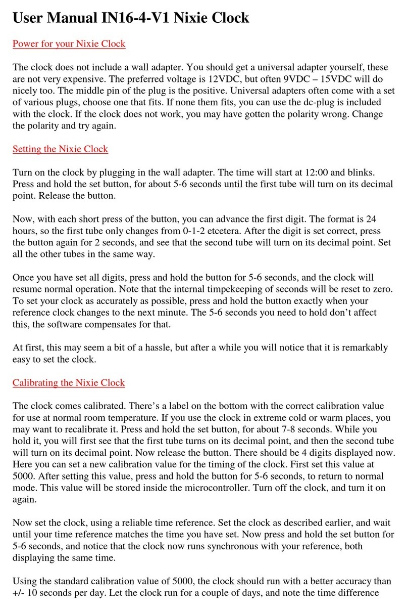 Frank Techniek IN16-4-V1 User manual