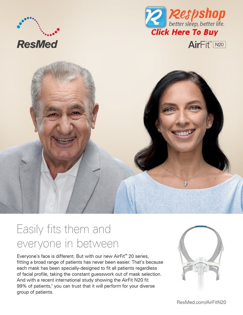 ResMed AirFit N20 User manual