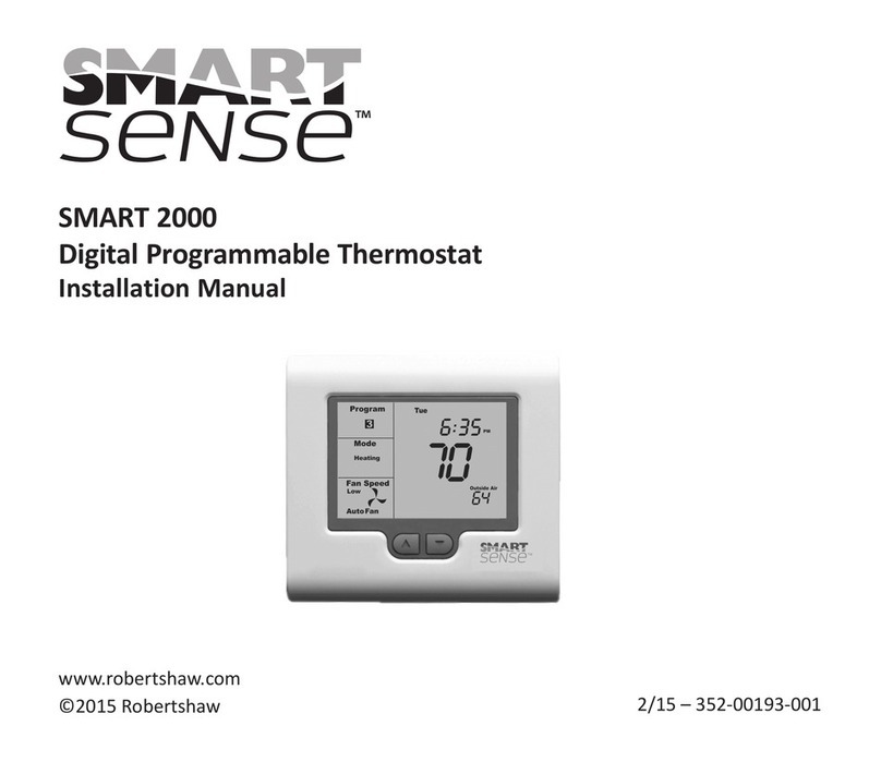 Robertshaw Smart Sense Series User manual
