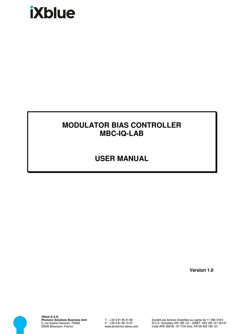iXBlue MBC-IQ-LAB user manual