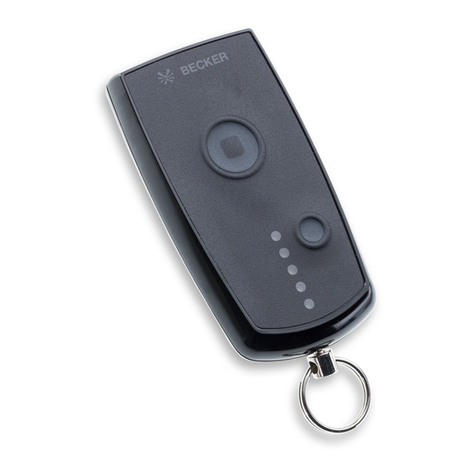 Becker Centronic EasyControl EC245-II User manual