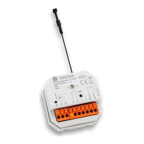 Becker B-Tronic VarioControl VC4200B User manual