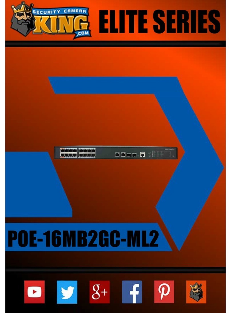 Security Camera King POE-16MB2GC-ML2 manual