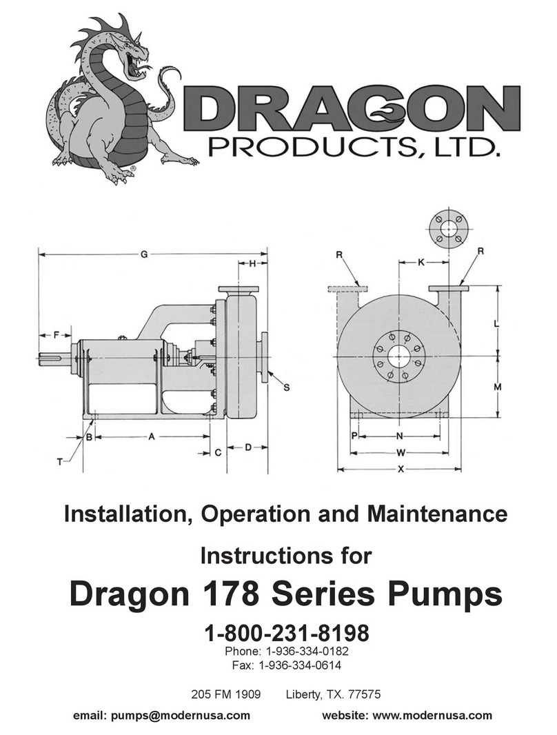 Dragon Wholesaling 178 Series Installation, operation and maintenance instructions