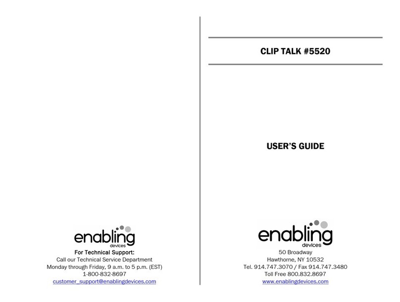 Enabling Devices 5520 User manual