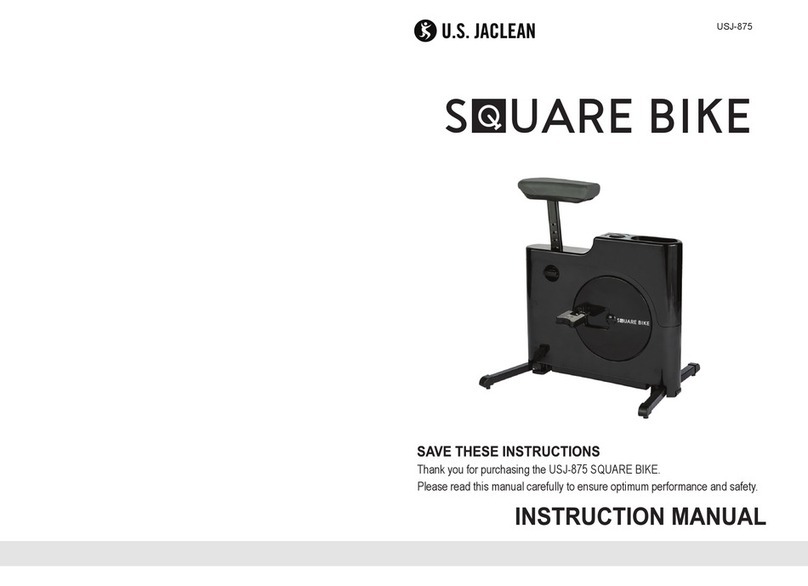 U.S. Jaclean Square Bike instruction manual