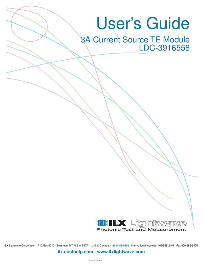 ILX Lightwave LDC-3916558 user guide