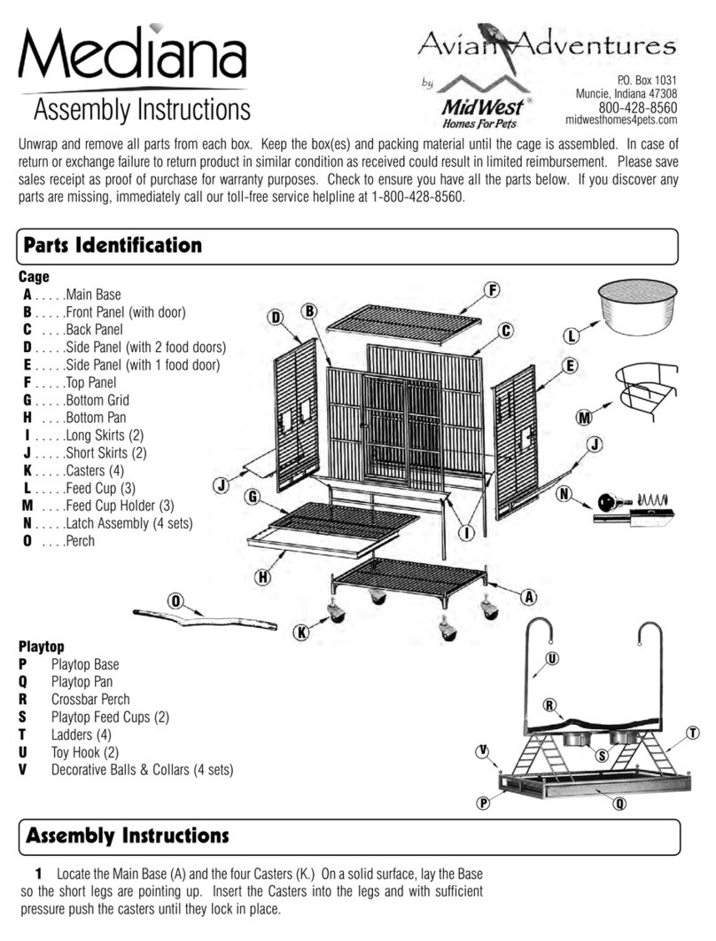 Avian Adventures Mediana User manual