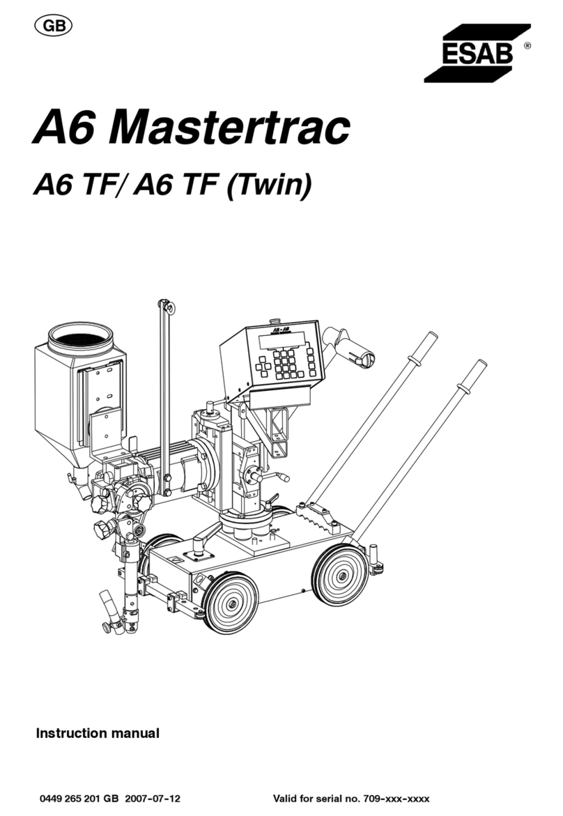 ESAB A6 Mastertrac instruction manual