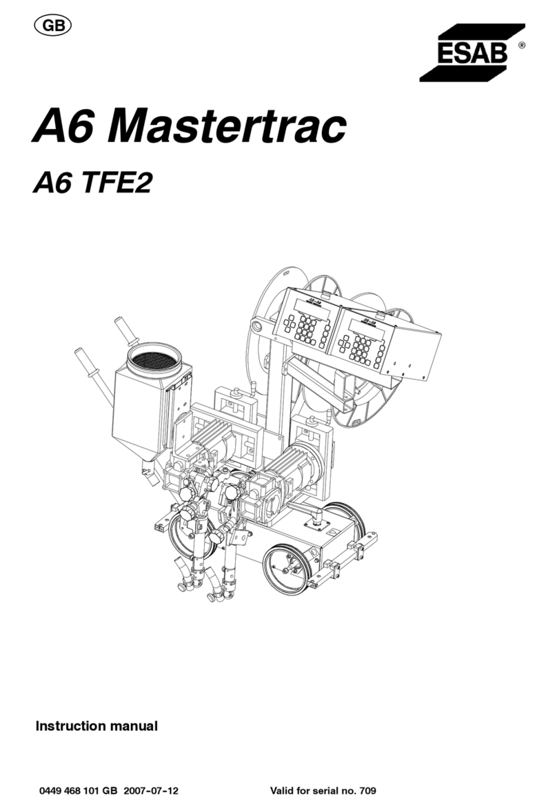 ESAB A6 Mastertrac instruction manual