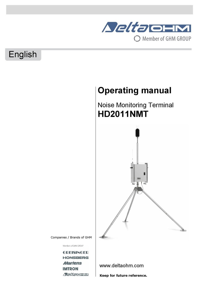 Delta OHM HD2011NMT operating manual