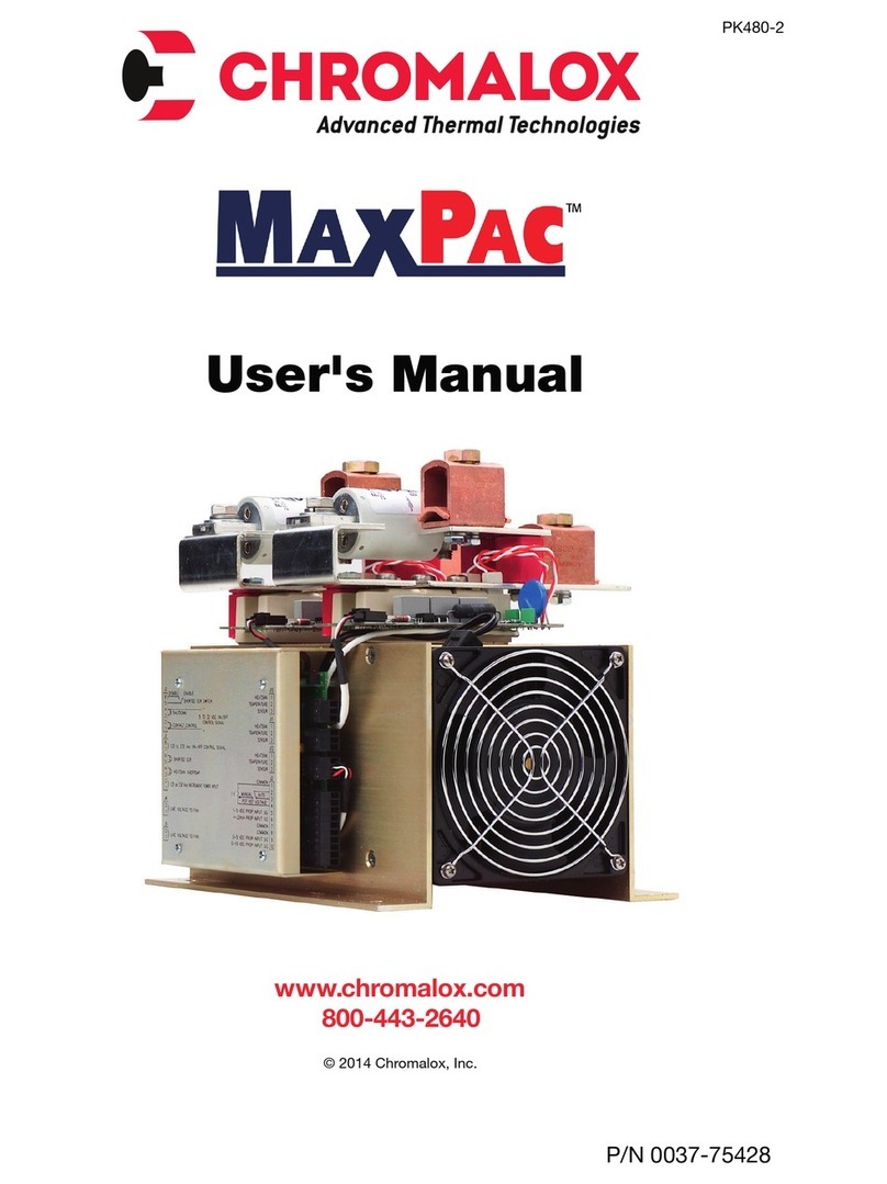 Chromalox MaxPac series user manual