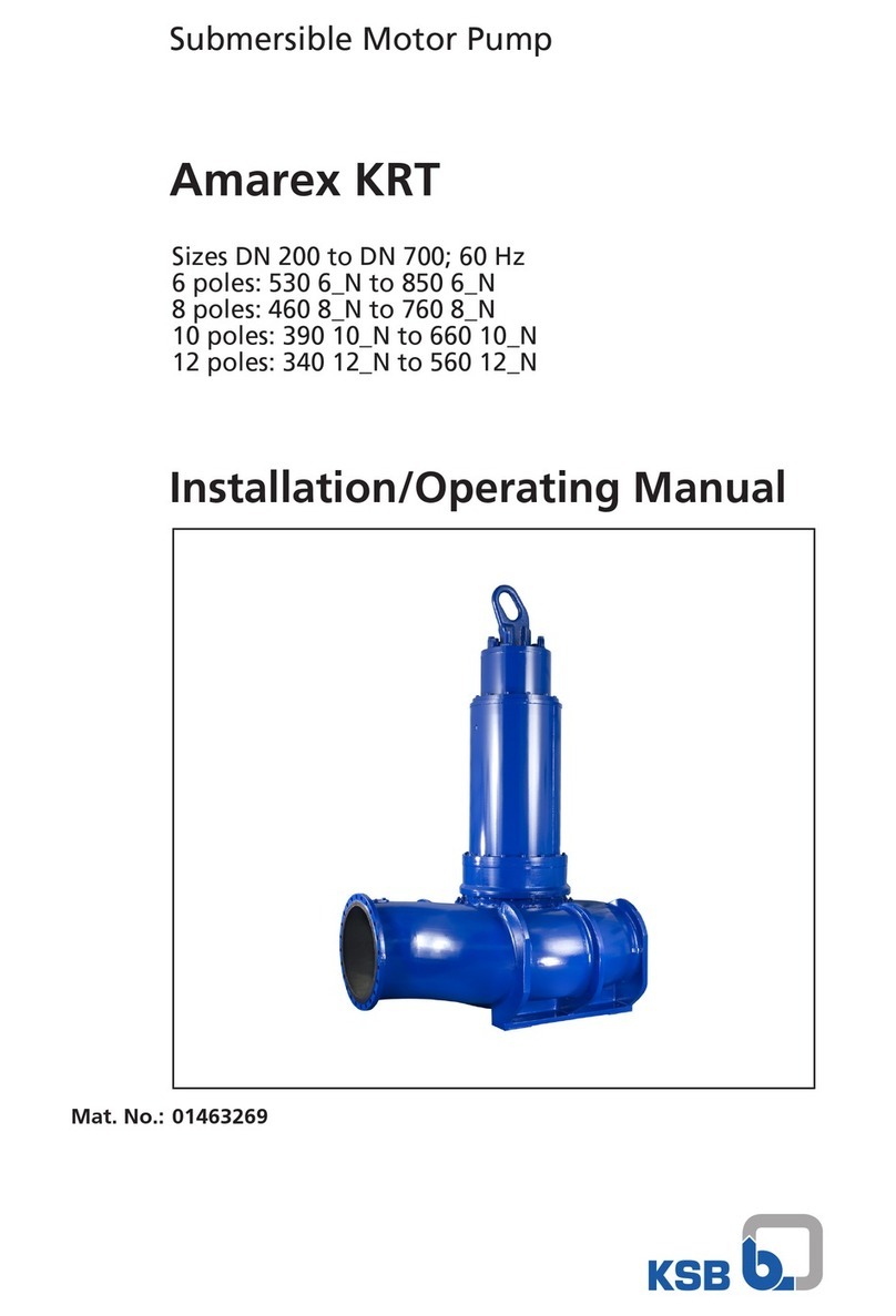 Amarex KRT series Installation and operating manual