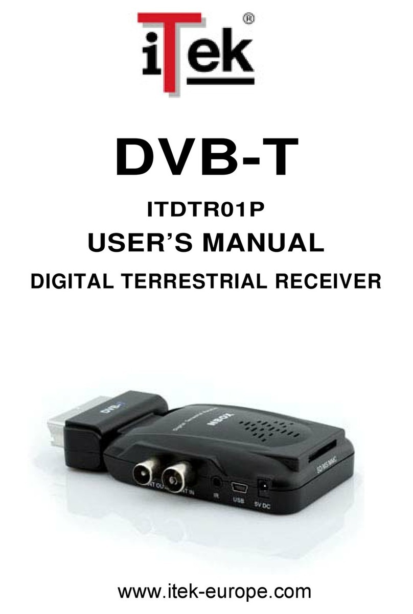 Itek DVB-T ITDTR01P user manual