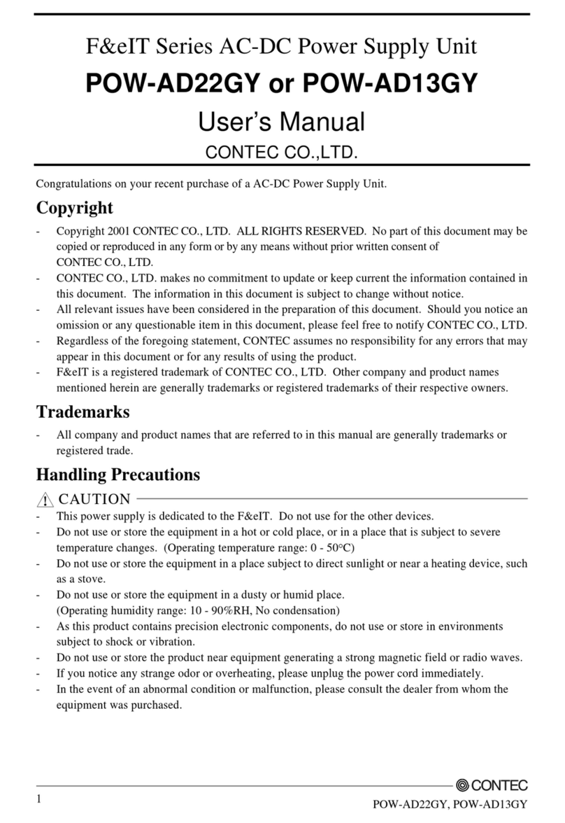 Contec POW-AD22GY user manual