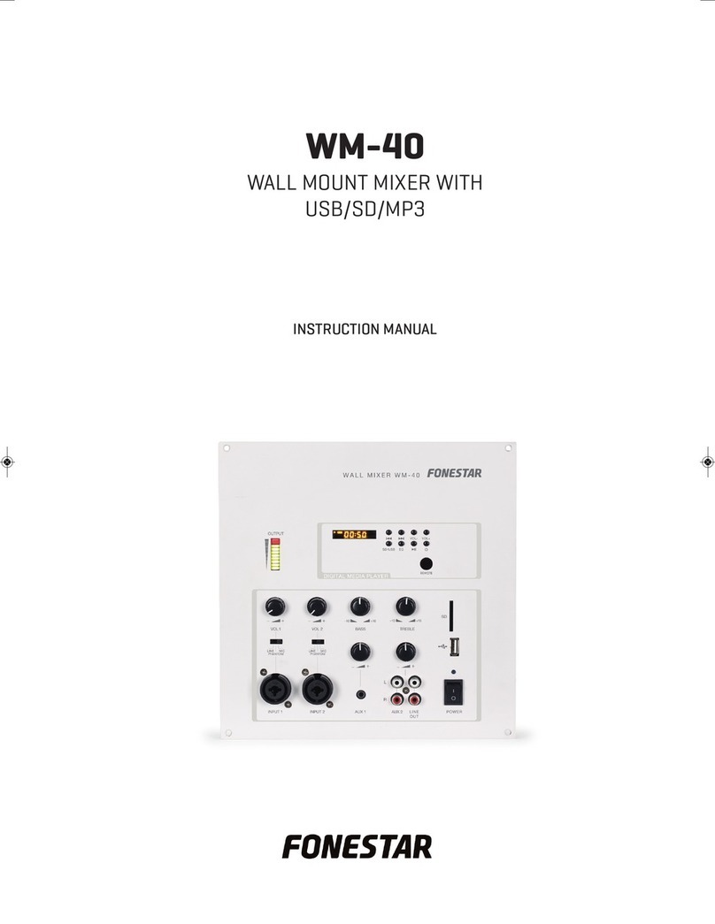 FONESTAR WM-40 instruction manual
