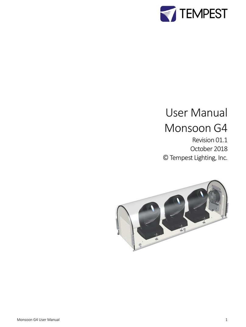 Tempest Monsoon G4 User manual