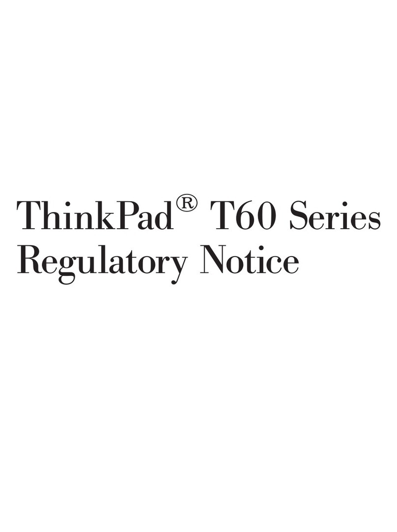 Lenovo ThinkPad T60 Series Operation and maintenance manual