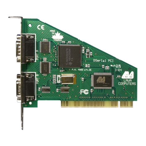 Lava DSerial-PCI Powered User manual