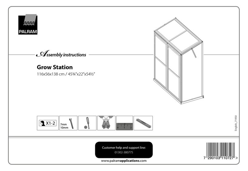 Palram Grow Station Assembly instructions