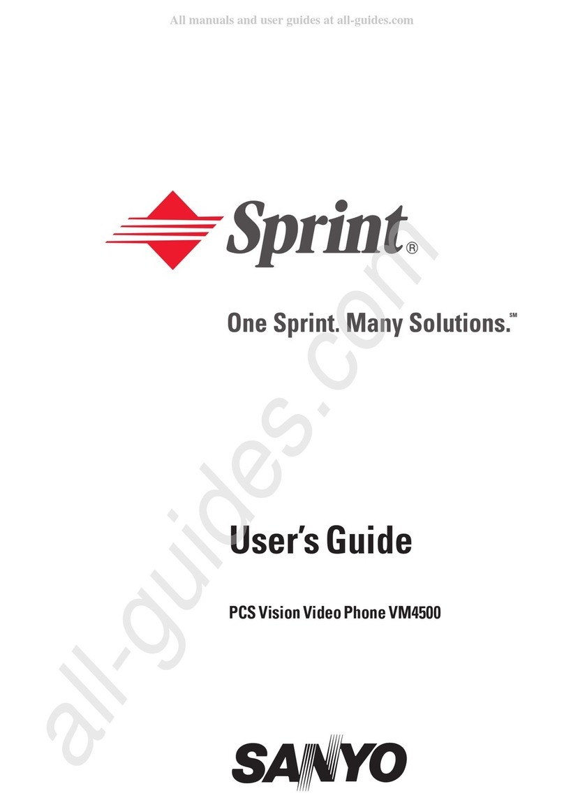 Sanyo Sprint VM4500 user guide