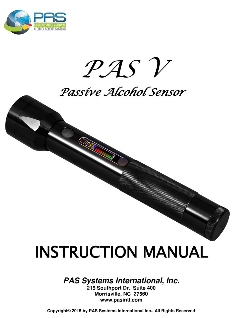 PAS Systems International PAS V instruction manual PAS Systems International PAS V instruction manual