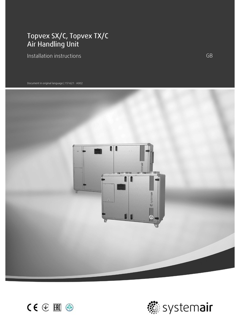 System air Topvex SX/C Series User manual System air Topvex SX/C Series User manual