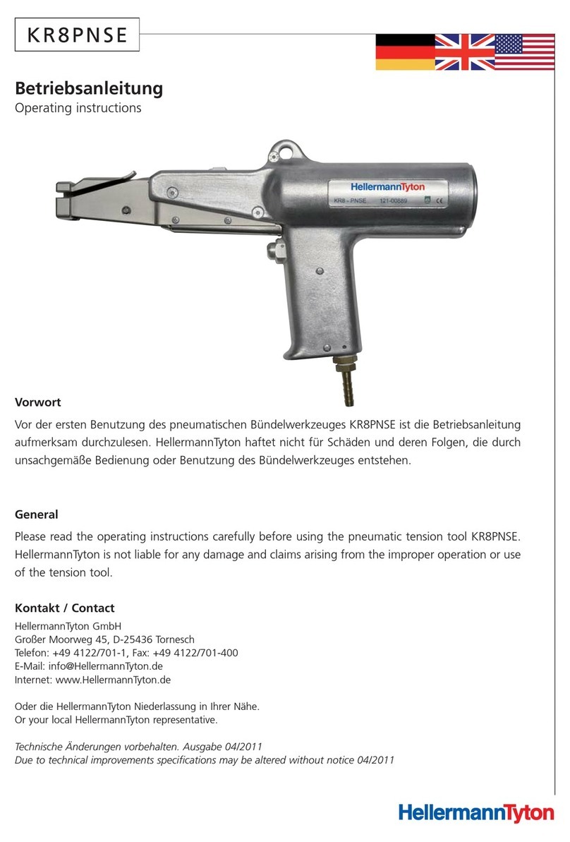 Hellermann Tyton KR8PNSE User manual