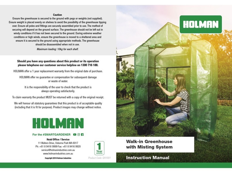 Holman GH1001 User manual