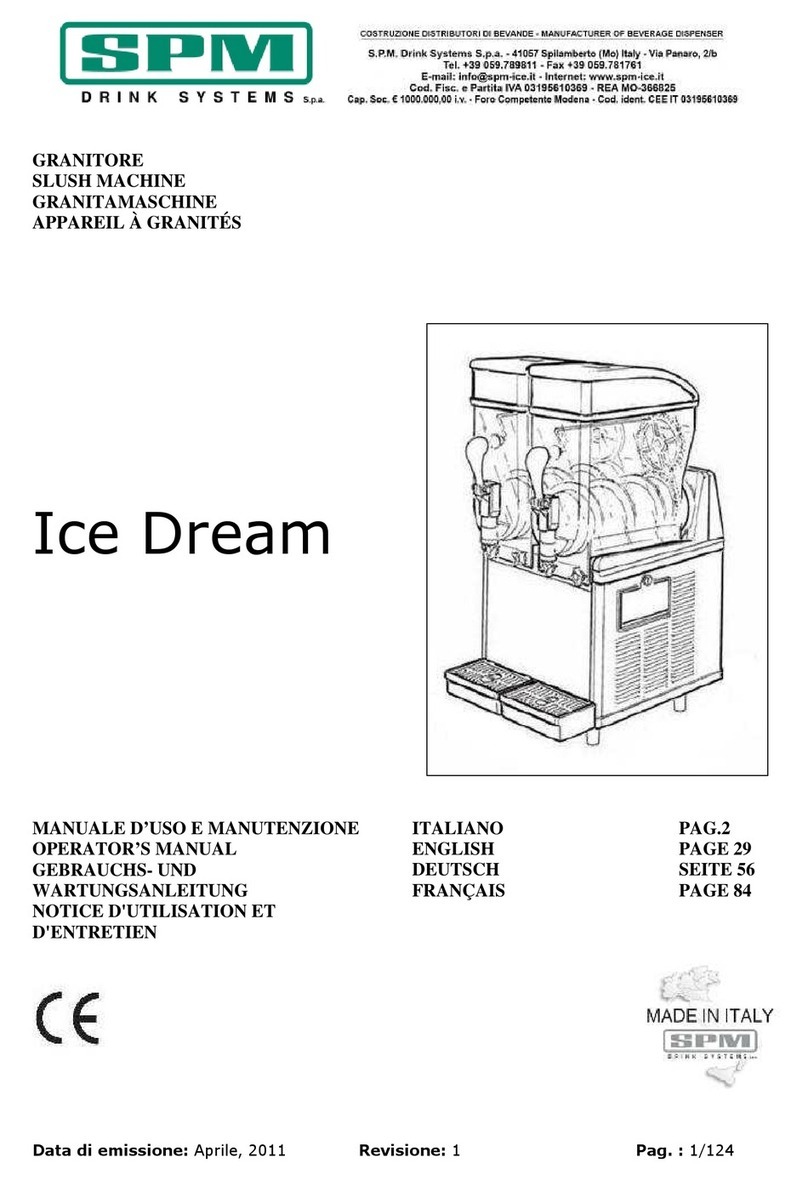 SPM Ice Dream 1 User manual SPM Ice Dream 1 User manual