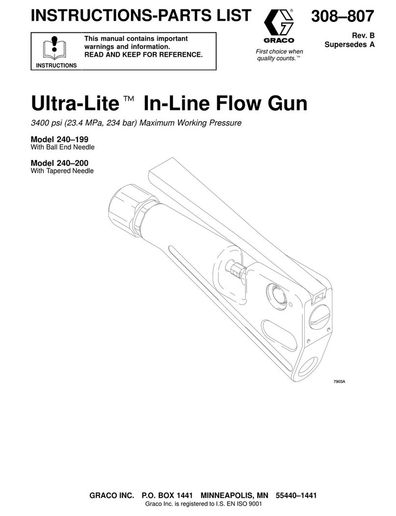 Graco Ultra-Lite 240-200 Operation manual