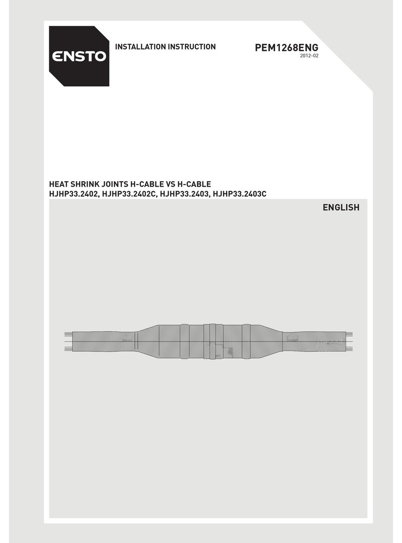 ensto HJHP33.2402 Installation instruction