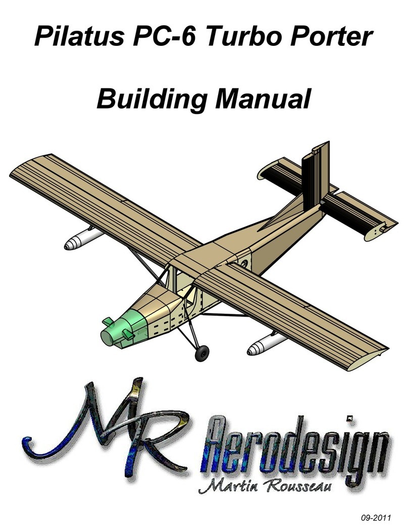 MR Aerodesign Pilatus PC-6 Turbo Porter Building manual